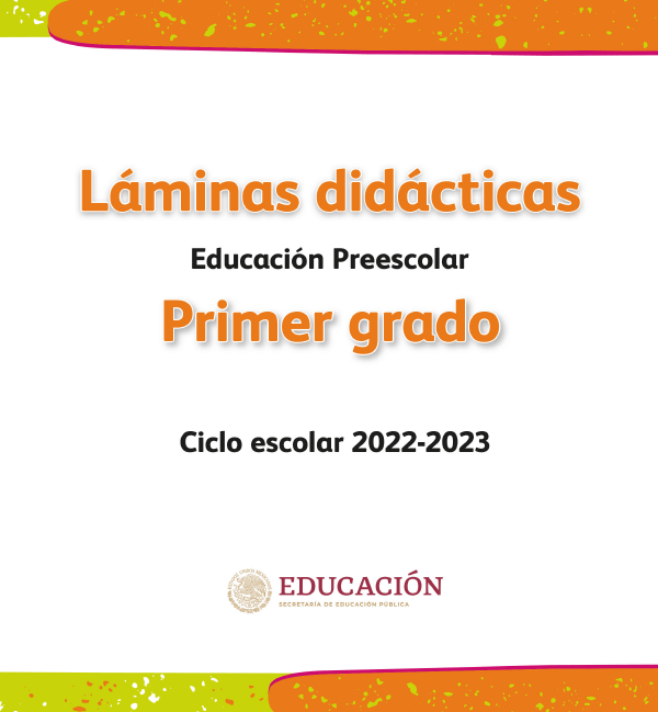 Laminas didácticas primer grado de Preescolar